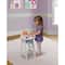 Badger Basket White & Pink Gingham Doll High Chair with Accessories